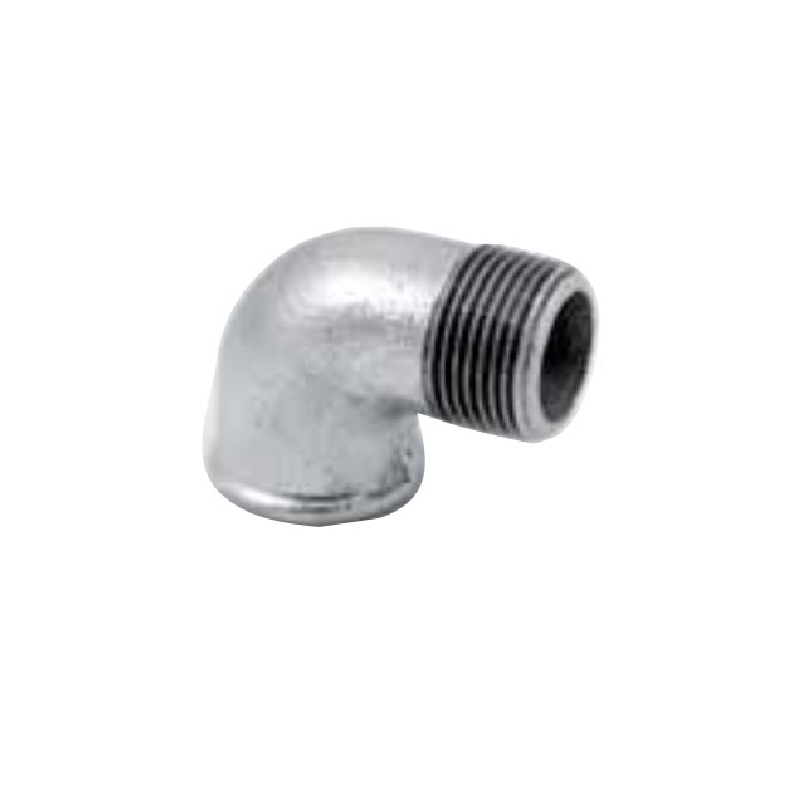 AGAFLEX Kolano nyplowe A4 żeliwne ocynkowane 2" DN50 90° GWxGZ 41007008